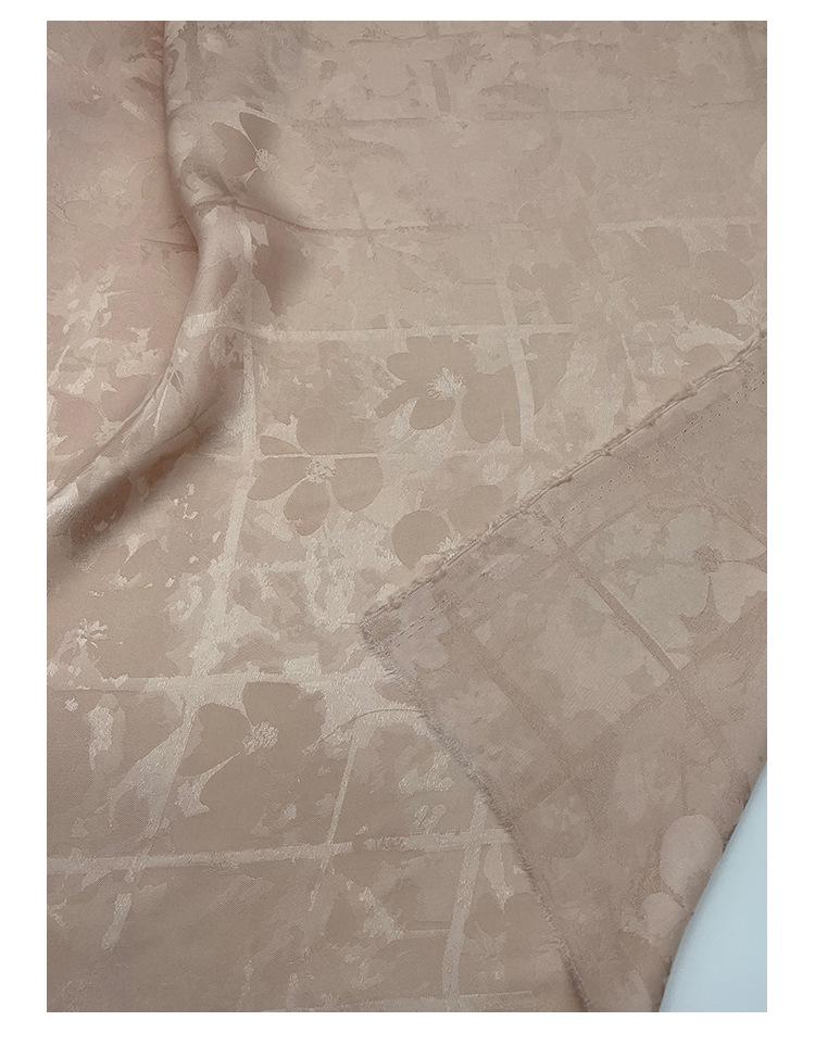 In-Stock 140g/sqm Rayon Jacquard Qipao Fabric - Women's Summer Lightweight Artificial Silk 