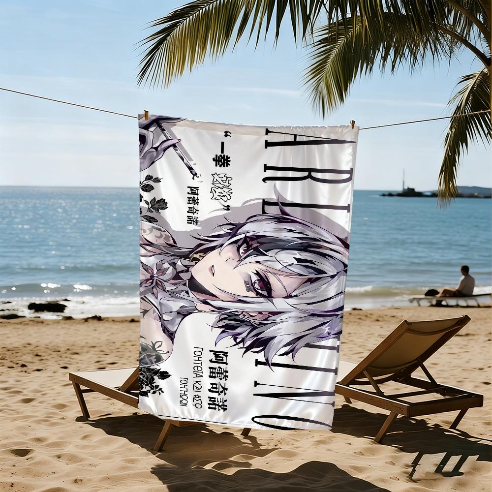 Anime girl Towel Beach Quick Dry Soft Pool Towels Gift for Travel Gym Shower Camping sports