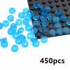 450pcs Smooth Round 1x1 Flat Studs Building Blocks Accessories 98138 Colorful Compatible with MOC Creative Toys