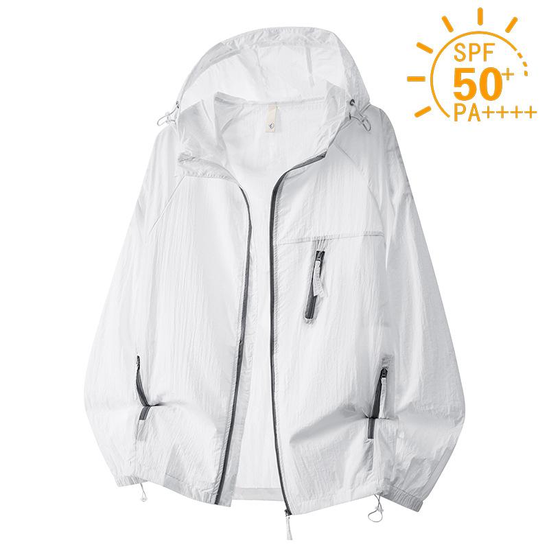 Summer Windbreaker Men Women Lightweight Sun Protection Jacket Unisex Camping Climbing Hiking Outdoor Sports Anti-UV Coat