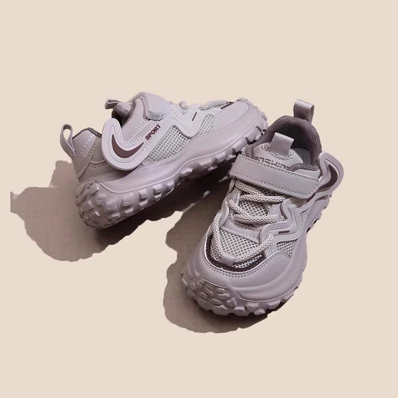 2025 Kids' Black Sneakers: Spring/Autumn Boys' & Girls' Velvet Winter Running Shoes