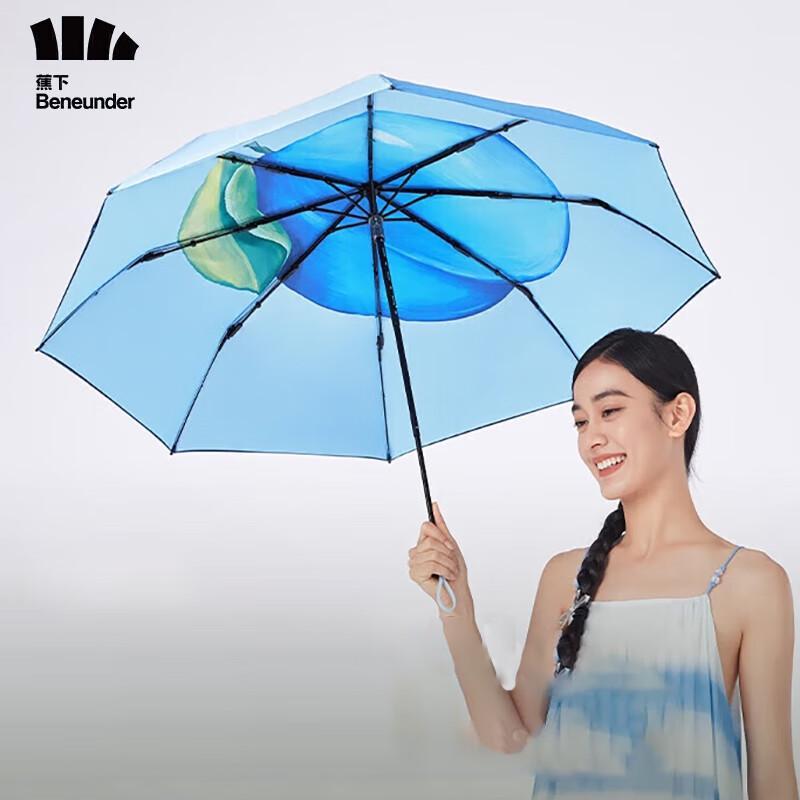 Beneunder UV Protection Double-Layer Folding Umbrella