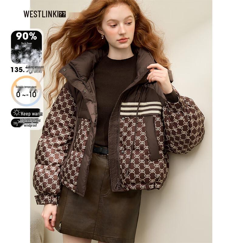 

Западная пуховая куртка с капюшоном и монограммой L