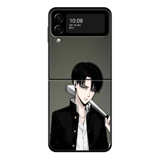Hard Pc Shingeki No Kyojin Attack On Titan Phone Case For Samsung Flip Zflip Z Flip3 5g Zflip3 Fundas