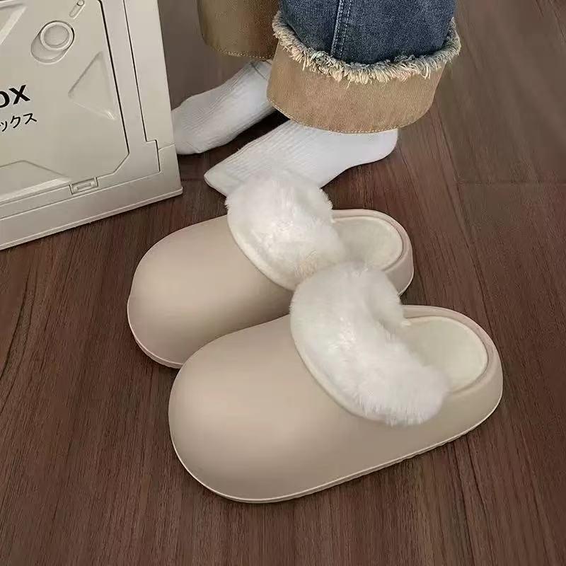 

Women s Winter Outdoor Home Warm And Comfortable Cotton Slippers 40-41 off білий колір