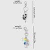 Aesthetic Keychains Purse Handbag Backpack Bag Pendant Charms Safety Pin Keychains Charms Car Keyring for Women Girls