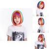 Cosplay Short Rainbow Wig For Women Party Fun