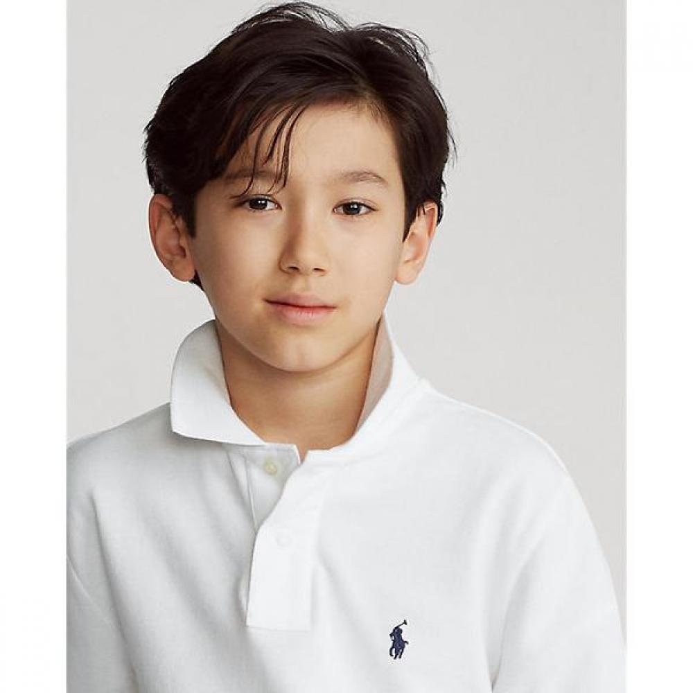 Polo Kids Boys Iconic Mesh Polo Shirt Cwpokniyn820136100