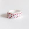 5m Washi Tape Heart Cake Pattern Black White Decorative Paper Tape for Journaling Sealing Stickers Stationery Ins Style