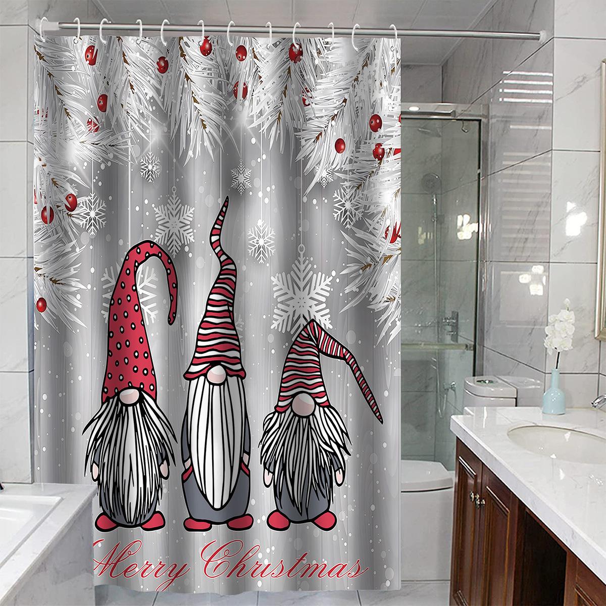 

JINRUN утолщенная водонепроницаемая занавеска для ванной комнаты, устойчивая к плесени, занавеска для душа, занавеска для душевой перегородки, занавеска для душа, занавеска для ванной комнаты, бесплатная перфорация 90*180cm