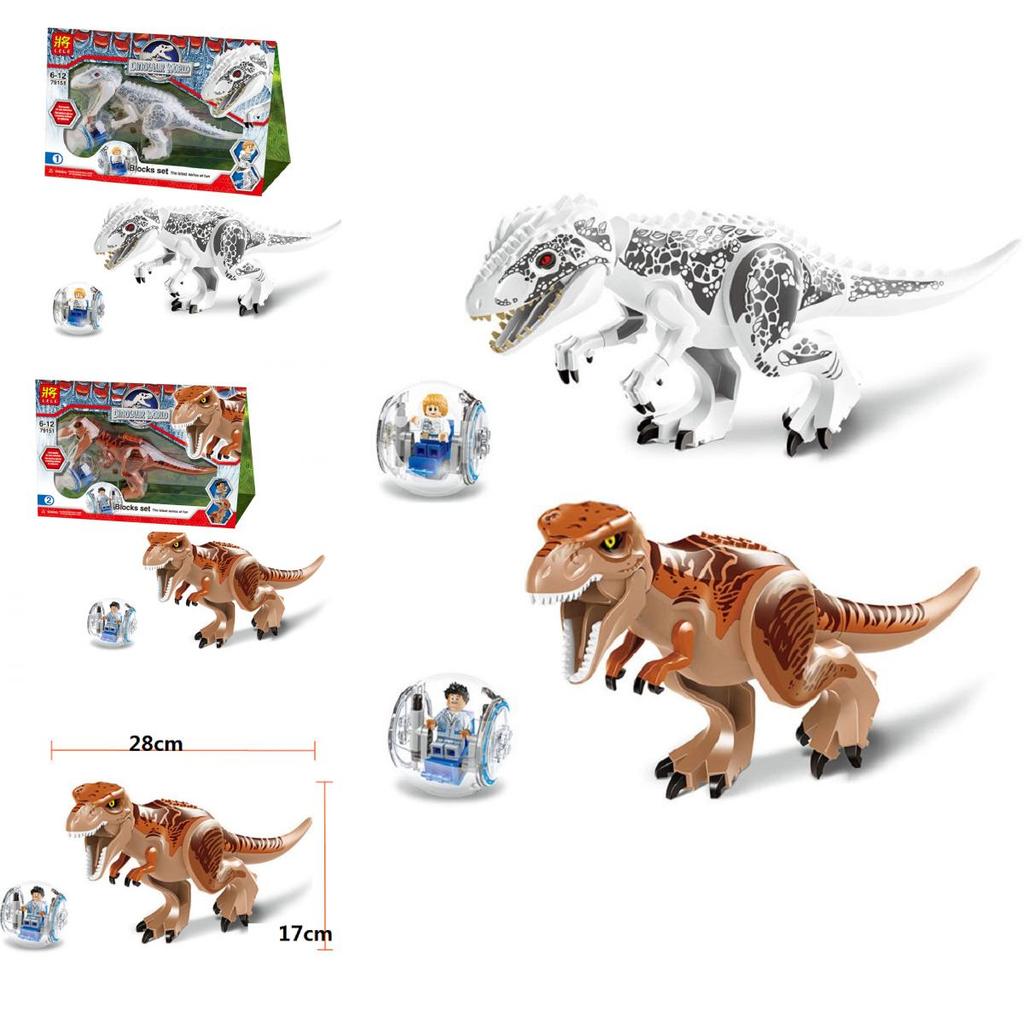 Vielseitiges Heißes Großes Indominus Rex Jurassic World Dinosaurier Figuren Bausteine Set Für Kreative Abenteuer