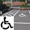 Handicap Parking Stencil Handicap Paint Template Weather-Resistant High-Visibility Pavement Marking Signs For Disabled Road