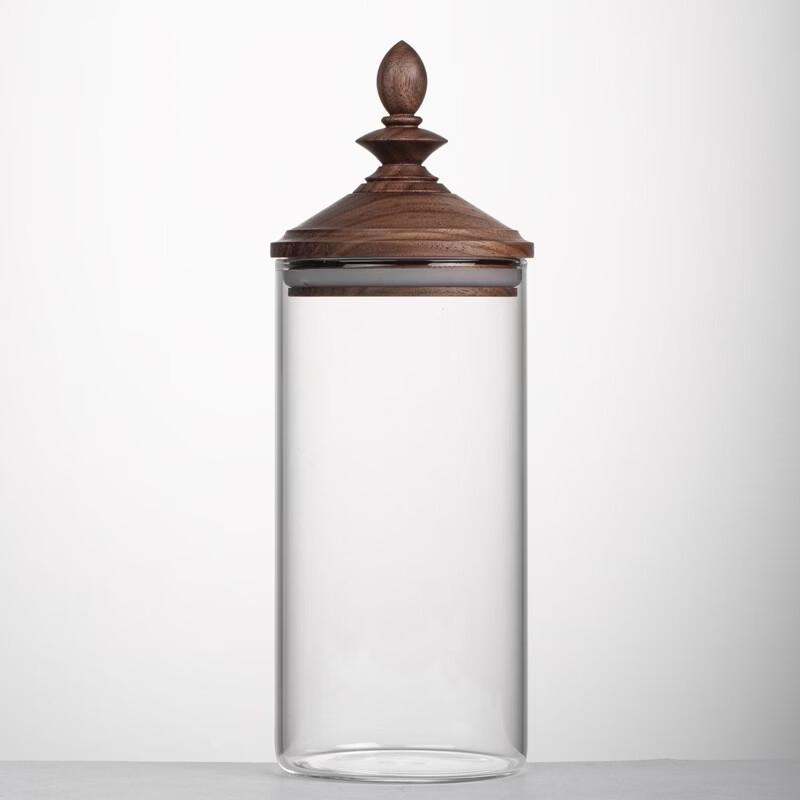 Retro Japanese High Borosilicate Glass Storage Jar