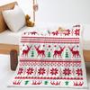 Blanket 2D Digital Printing Christmas Lamb Fleece Crystal Fleece Blanket Blanket
