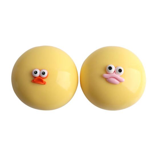 Cartoon Steamed Bun Toy Anti-anxiety Simulated Dumpling Squeeze Sensory Fidget Toy Slow Rising Stress Relief Dough Ball Hand Toy
