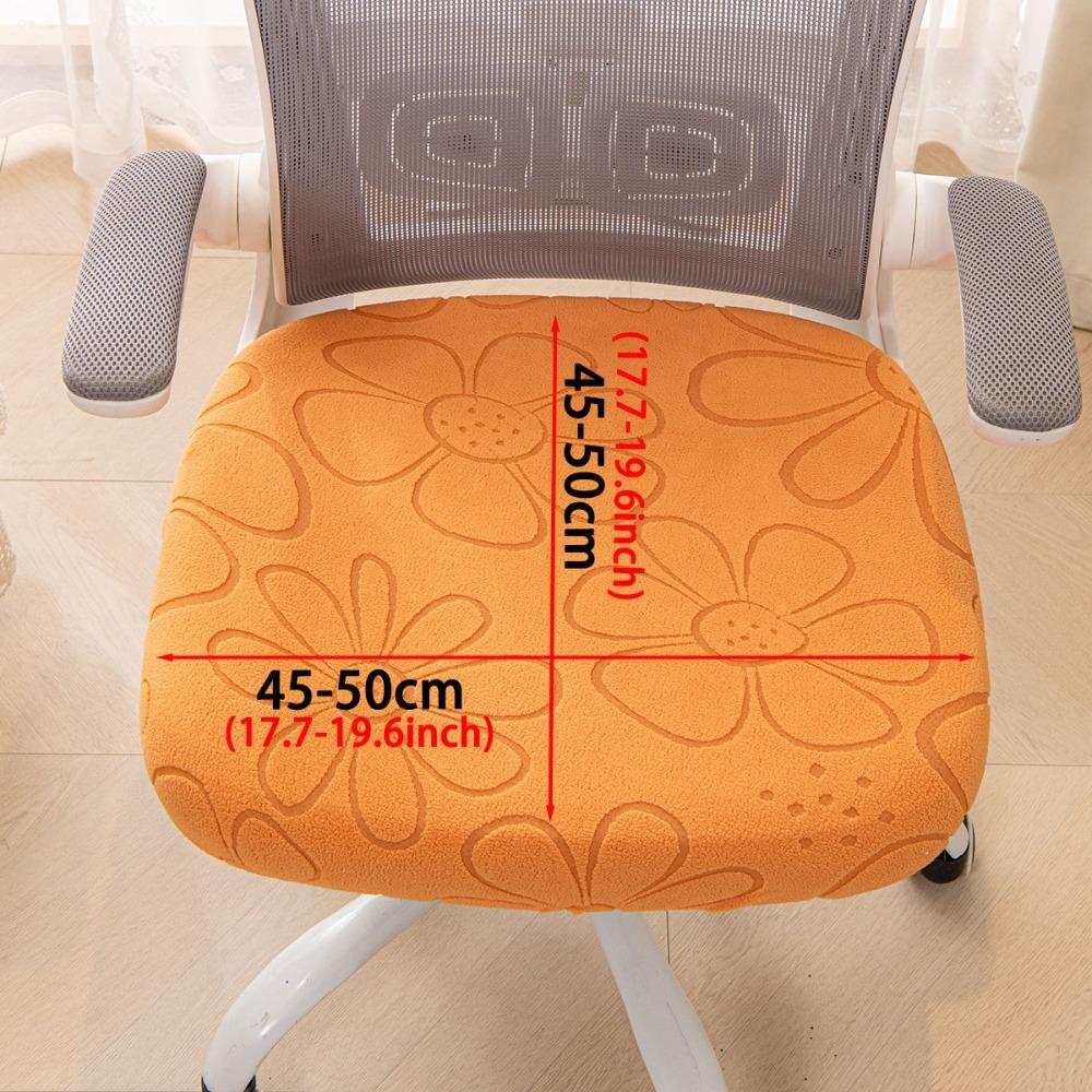 

Jacquard Chair Dustproof Cover Universal Computer Chair Cove for All Seasons помаранчевий