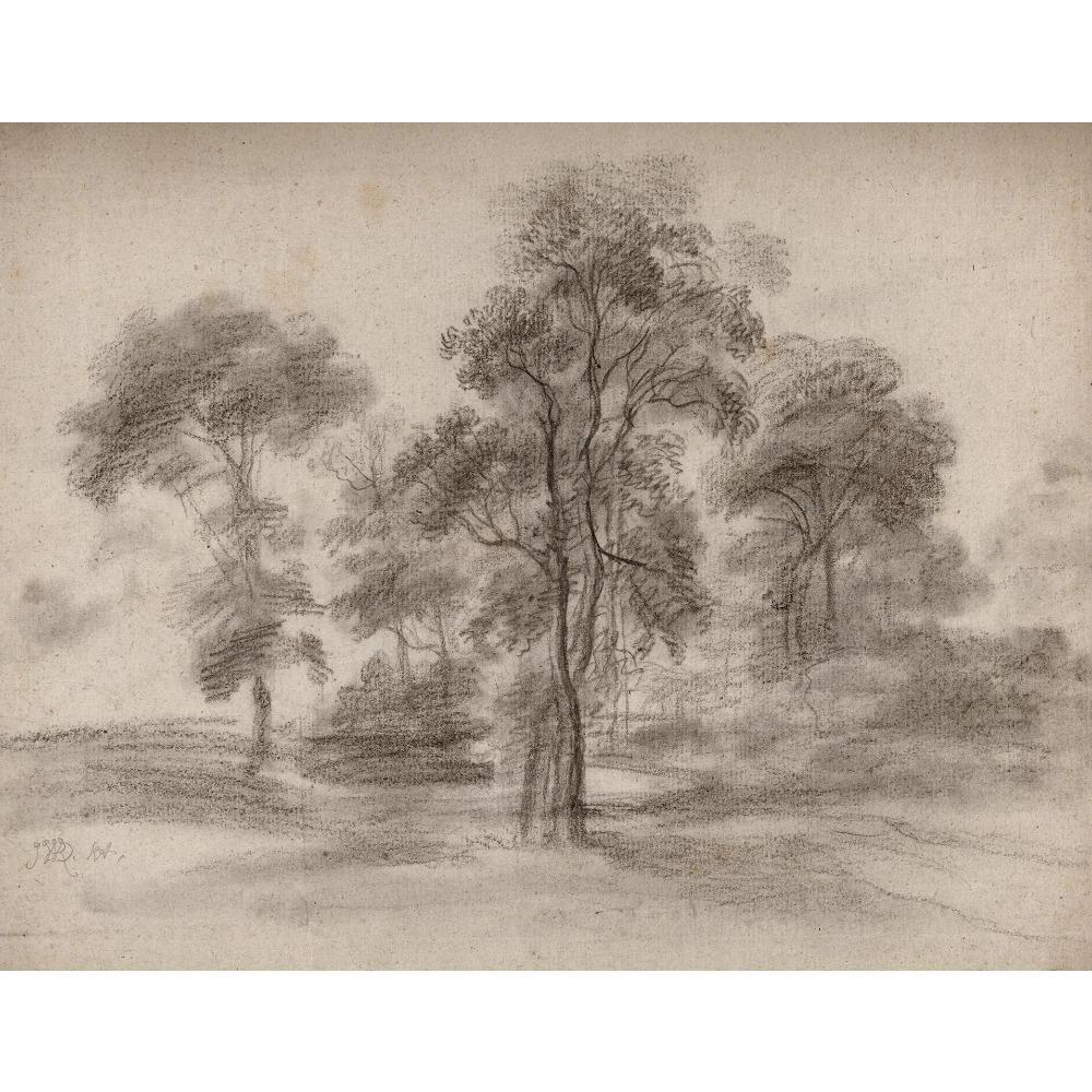 Minimal Landscape Vintage Winter Posters Tree Sketch Farmhouse Modern Prints Canvas Painting Wall Picture Home Living Room Decor