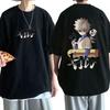 Anime Hunter X Hunter Killua Zoldyck T-shirt Men Women Clothing Fashion Hip Hop Short Sleeve Cotton Oversized T Shirt Streetwear