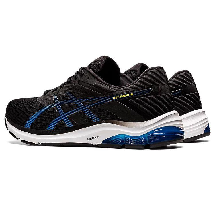 Asics Gel-Flux 6 Minimalist Versatile Fabric Low-Top Running Shoes Men Sneaker Black Blue 1011A856-014