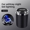 Car Ashtray Cigarette Ash Holds Cup LED Light Automotive Ashtray For Jeep CHEROKEE LIBERTY COMPASS PATRIOT accessories interior AJZ1