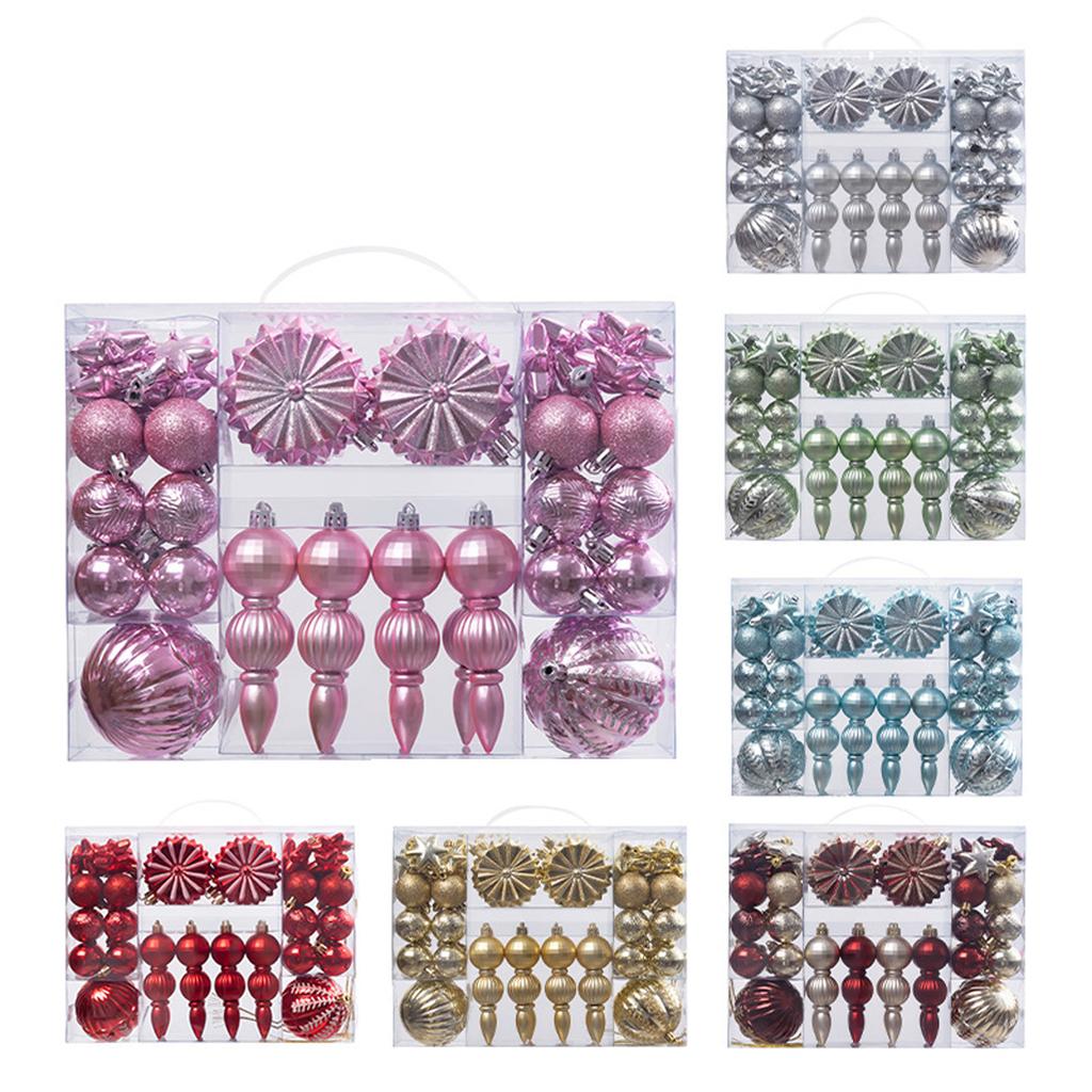 Christmas Decorations Pendants 52PCS Christmas Pendants Christmas Balls