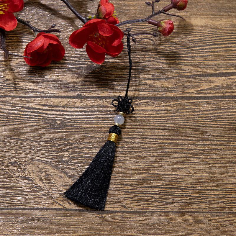 Čínský uzel Třásně Třásně Polyesterové Třásně Národní styl DIY Závěsná Třásně Záložka USB Disk Sáček Sáček Příslušenství