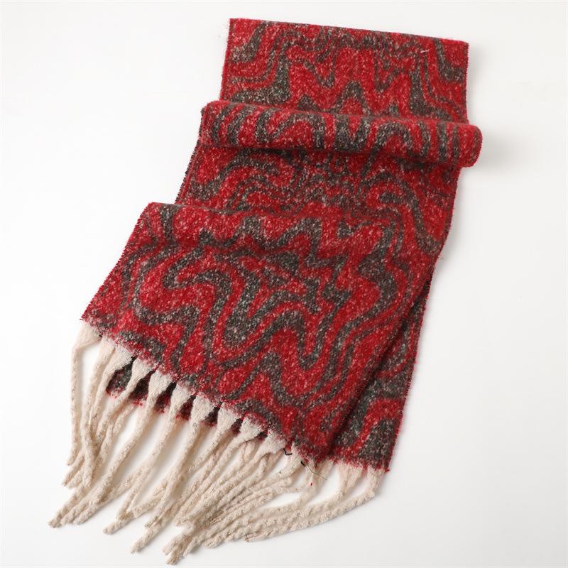 42*220Cm High Quality Winter Women Warm Scarf Imitation Cashmere Thicken Shawl Outdoor Travel Pashmina Neckerchief Foulard