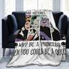 Villains Bad Witches Club Coperta Copriletto Pile Corallo Regina Cattiva Ursula Malefica Coperte Morbide Ultra Morbide Tappeto per Divano Pezzo