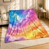 Rainbow Cloudscape Coral Fleece Blanket