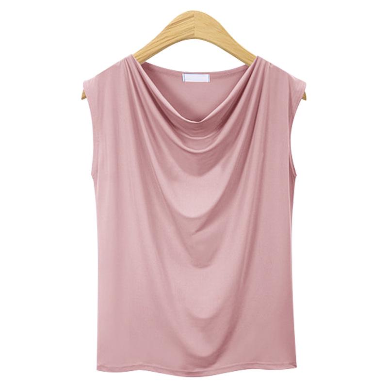 Women's Plus Size V-Neck Short Sleeve Loose Fit Solid Color Summer T-Shirt