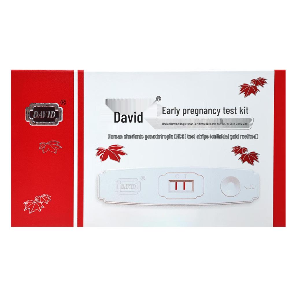 David 1-Pack Early Pregnancy Test Card - Family Planning Kit.