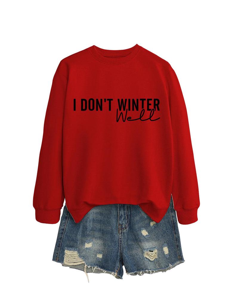 Women's Casual European & American Winter Pullover Sweatshirt