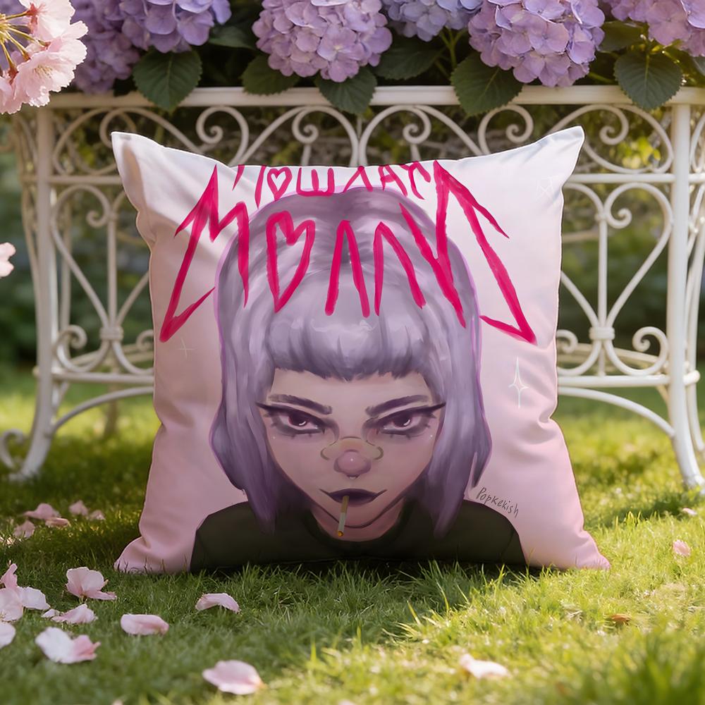 P-Poshlaya M-Molly Band Music Cushion Cover Home & Car Dual-Scene Pillow Cover: Reversible for Premium Comfort