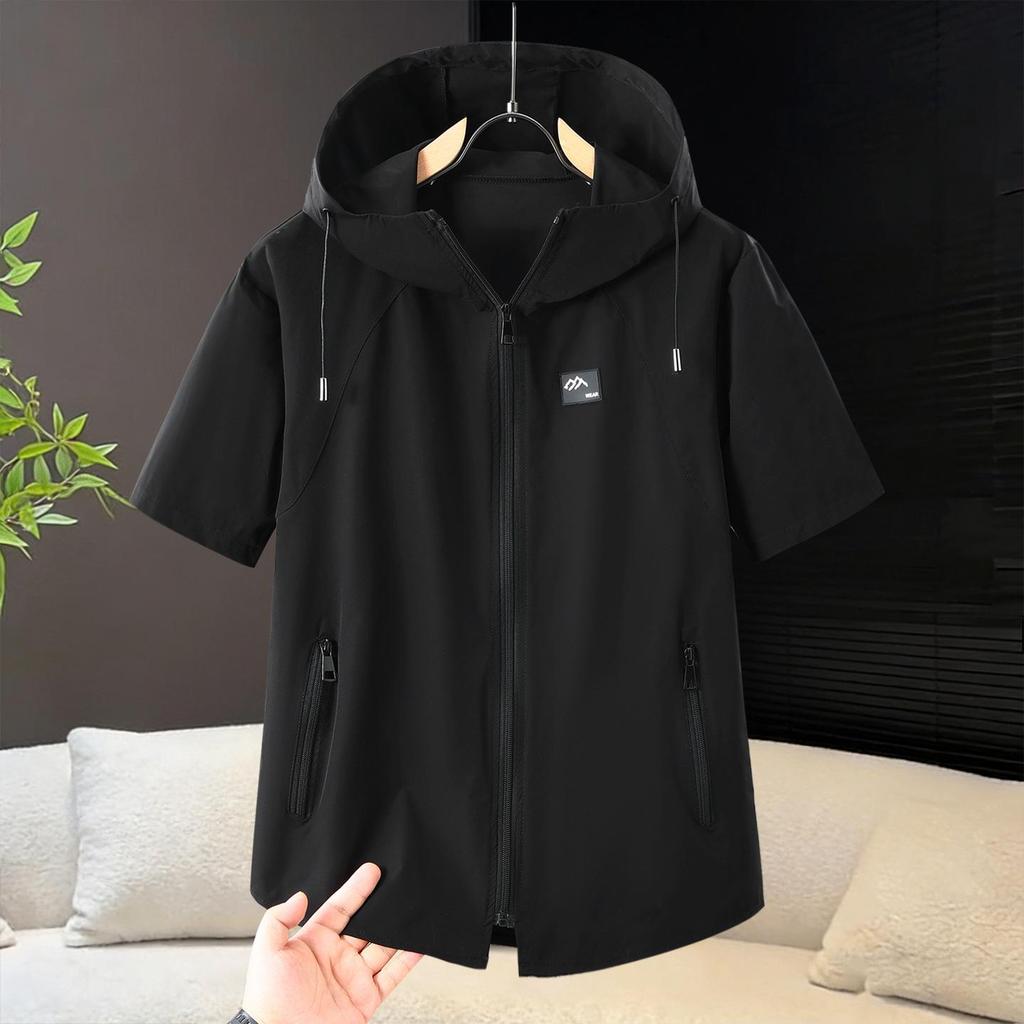 2026 Quick-Dry Men's Summer Set: Loose Hooded T-Shirt & Shorts for Plus-Size, Korean Style