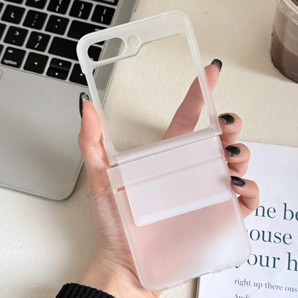 

Hinge Protection Phone Case For Samsung Galaxy Z Flip 6 5 4 3 Flip6 Flip5 Flip4 Flip3 Hard Plastic Shockproof Protective Cover Galaxy Z Flip6