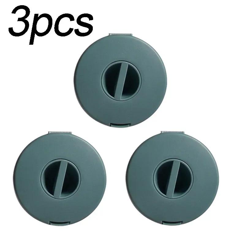 3-1pcs Portable Charger Cord Holder Round Storage Cable Winder Retractable Cable Management Flexible USB Wire Cord Reel