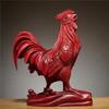 Chinese Solid Wood Big Cock Sculpture Ornaments Feng Shui Crafts Decor Living Room TV Cabinet Desktop Decorations Give Gifts