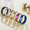 Ring Simple Steel Daily Stylish All-Match Christmas Halloween Exquisite Rings Jewelry Classic Wedding Engagement