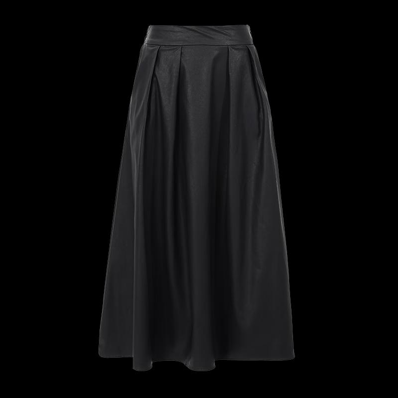 TATU Women's Elegant A-Line Midi Skirt