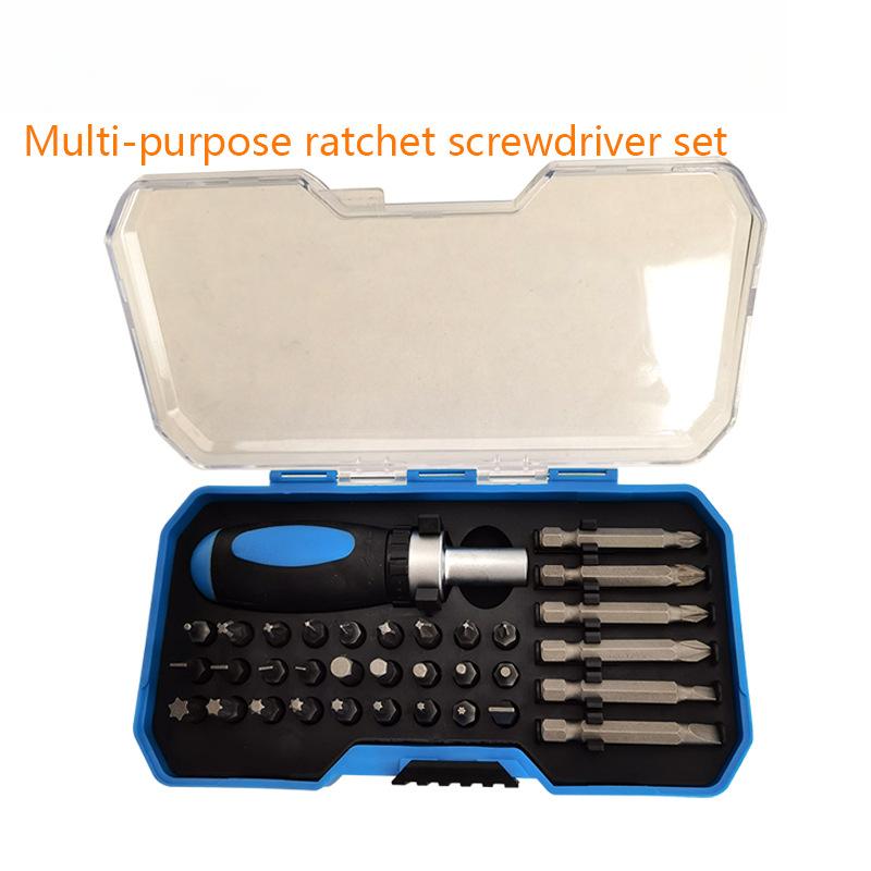

Screwdriver Multifunction Socket Ratchet Screwdriver Set 34 pcs