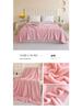 All-Season Luxury Flannel Blanket - Small, Double-Sided Fleece for Office or Home Use