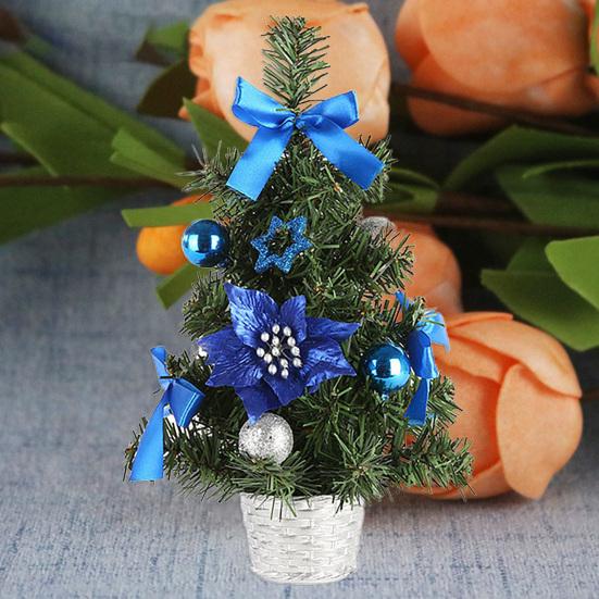 Christmas Tree Artificial 3D Colorful DIY Shiny Small Xmas Tree Holiday Supplies
