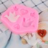 Silikonová forma holubice míru se srdcem ve tvaru lásky pro fondánový dort, zdobení z hmoty, forma