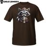 Grumpy Raccoon Coffee Hoodie T-Shirt | Angry Cute Animal Humor Shirt