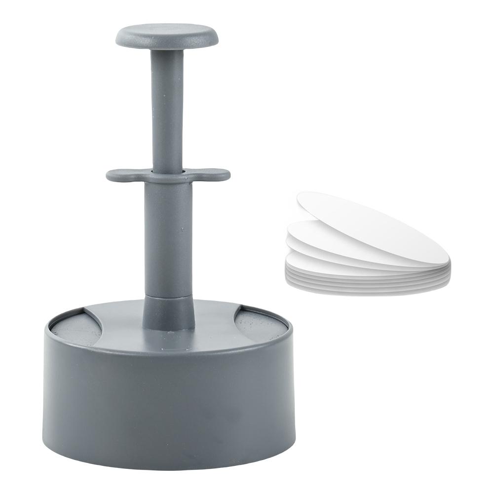 Burger Patty Maker with 100 Patty Papers Non-Stick Hamburger Patty Maker Circular Non-Stick Beef Presses Tool Meat Kitchen Tools