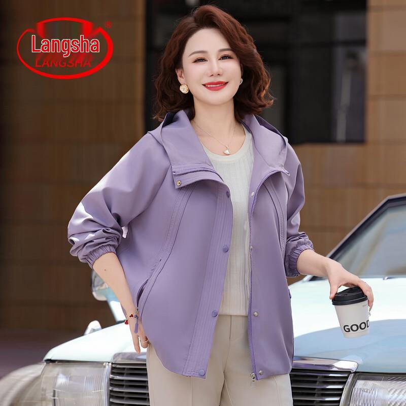 LangSha Women s Plus Size Casual Jacket 4XL