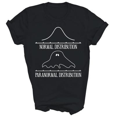 Normal- und Paranormalverteilung Mathematik Graph Geist Unisex Shirt Geschenk