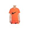 T Shirts Men's Orange Crew Neck Moderate Straight Fit DJ6297-801