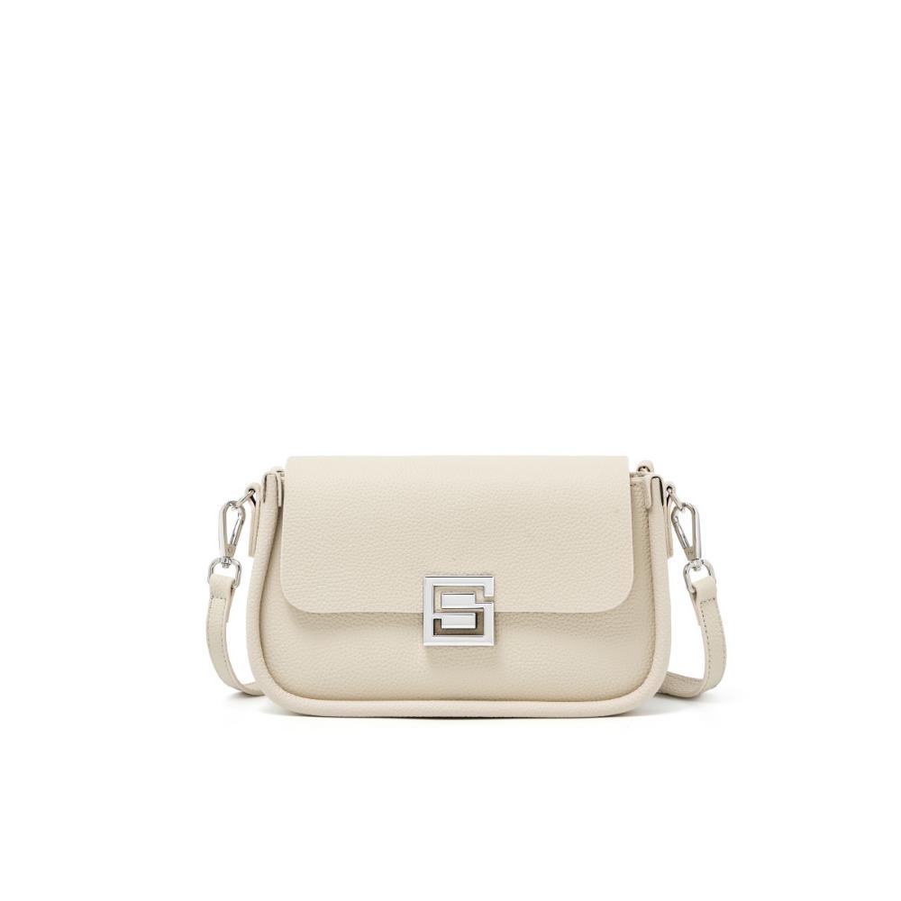 Fashion Versatile Small Square Bag, Genuine Leather Women's Bag, New Shoulder Cowhide Messenger Bag