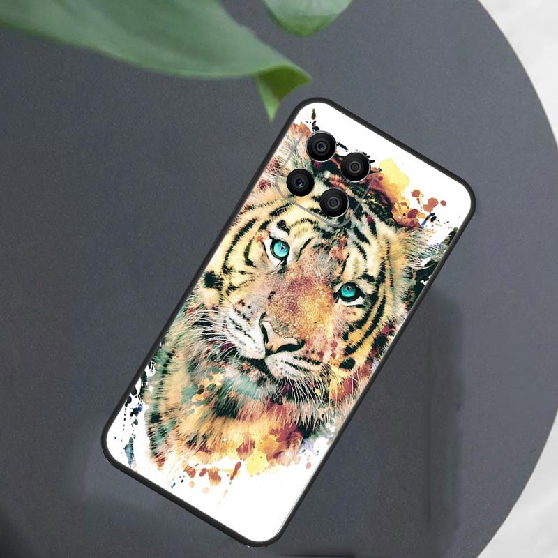 Animal Tiger Art For Honor Magic 8 7 5 6 Pro Case For Honor 200 400 Lite 50 70 90 X8c X8b X9a X9b X9c X9d Win